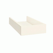 Casquette pour montant Totem 30x60x10cm - blanc cassé