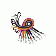 Cordon avec anti-étranglement - référence : IDP20S - Largeur 10 mm - Longueur 90 cm - Lot de 100