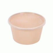 ECOLOMIQUE - 50 Pcs - Bol Reemp beige PP avec couvercle - 470 ml, Ø 159 mm, Hauteur: 52 mm - ECO294REBOPO16 - beige plastique ECO294REBOPO16 ECOLOMIQUE - 50 Pcs - Bol Reemp beige PP avec couvercle - 470 ml, Ø 159 mm, Hauteur: 52 mm - ECO294REBOPO16 - beige plastique ECO294REBOPO16