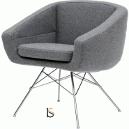 Fauteuil AIKO - Softline - Feld Gris 620_0