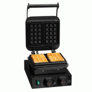 Gaufrier Bruxelles PRO en fonte émaillée, 2200 W, 220 V - MONO