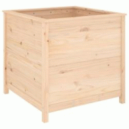 Helloshop26 - Jardinière bac lit surélevé plantes fleurs terrasse jardin 82,5 x 82,5 x 78 cm bois de pin massif marron 02_0037948 - 3000214000503 Helloshop26 - Jardinière bac lit surélevé plantes fleurs terrasse jardin 82,5 x 82,5 x 78 cm bois de pin massif marron 02_0037948 - 3000214000503