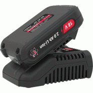 Kit chargeur et accu 18 v - lgap 18-3020 Kit chargeur et accu 18 v - lgap 18-3020