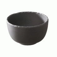 Mini bol Basalt porcelaine noir 7,5cm 8cl Revol - par 6