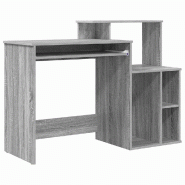 VidaXL Bureau Gris Sonoma 120,5 x 44 x 88,5 cm Bois d'ingénierie Modèle Horizon Urban - 869479