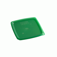 CAMBRO - SFC2FPPP-265/6 (Lot de 6) - Couvercle pour récipient carré série « FRESHPRO » (1,9 et 3,8 litres) - (Récipient non inclus) - Vert - ver