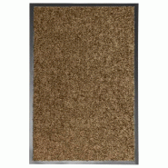 Décoshop26 - Paillasson lavable 40 x 60 cm PVC antidérapant et polyamide marron DEC040619 - marron 3000265027740