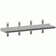 Diamond - Étagère murale, 4 consoles et 4 crémaillères - réf. P204-SE2 - AKS-P204-SE2