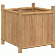 Helloshop26 - Jardinière bac lit surélevé plantes fleurs terrasse jardin 50 x 50 x 50 cm bambou marron 02_0037663 - 3000213919981 Helloshop26 - Jardinière bac lit surélevé plantes fleurs terrasse jardin 50 x 50 x 50 cm bambou marron 02_0037663 - 3000213919981