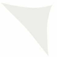 Helloshop26 - Voile toile d'ombrage parasol 160 g/m² 3,5 x 3,5 x 4,9 m PEHD blanc 02_0009009 - blanc 3000482824634
