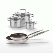 Lot de 2 Poêles 28/32cm Elo Bistro Line et 3 Faitouts Elo Citrin - noir 3176239968781