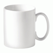 Mugs à bords droits blancs Titan 340 ml (lot de 48) - 80 x 114 x 95 mm - UTOPIA - 0615402177139