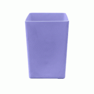 PLAST'UP ROTOMOULAGE Pot de fleur carré suerte 109l - LAVANDE - violet plastique 0750122560585