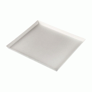 Plateau Quartz Atlas Bagasse blanche 27,3x18,8x1,6cm - par 100