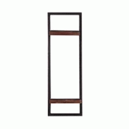 SIT Möbel Étagère murale | 2 étagères | Bois de récupération marron | Structure en métal noir | L 25 x P 25 x H 75 cm - marron Bois massif 05138-30 SIT Möbel Étagère murale | 2 étagères | Bois de récupération marron | Structure en métal noir | L 25 x P 25 x H 75 cm - marron Bois massif 05138-30