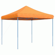 VidaXL Tente de réception pliable escamotable orange 292x292x315 cm Modèle AbriWorkshop 280 - orange 4004915