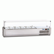 Vitrine réfrigérée pour tables à pizza 4 GN1/3 SOFRACOLD Sofraca