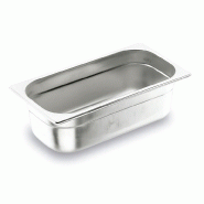 Bac GN Gastro 1/2 Inox - Hauteur 65 mm - Empilable et compatible réfrigération, congélation et cuisson_0