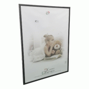 Cadre incurvé moderne Sicignano 35x50 cm en bois noir - noir Bois massif 8050054389479