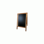 Chevalet stop trottoir en bois - Éclairage LED et batterie 9 800 mAh - Référence : LSTF49CH-LED-BA98 Chevalet stop trottoir en bois - Éclairage LED et batterie 9 800 mAh - Référence : LSTF49CH-LED-BA98