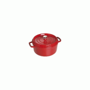 Cocotte ronde Gamme Pro fonte émaillée cerise 24 cm Zwilling - fonte 166323