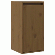 Helloshop26 - Armoire murale décorative en bois de pin massif 30 x 30 x 60 cm pour rangement pratique salon en bois marron miel 02_0048091 - marron B