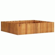 Helloshop26 - Jardinière lit surélevé plantes fleurs jardin 100 x 100 x 25 cm bois massif d'acacia 02_0000968 - 3000073061530 Helloshop26 - Jardinière lit surélevé plantes fleurs jardin 100 x 100 x 25 cm bois massif d'acacia 02_0000968 - 3000073061530