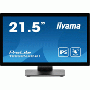 Iiyama ProLite T2238MSC-B1 écran plat de PC 54,6 cm (21.5") 1920 x 1080 pixels Full HD LED Écran tactile Noir Iiyama ProLite T2238MSC-B1 écran plat de PC 54,6 cm (21.5") 1920 x 1080 pixels Full HD LED Écran tactile Noir