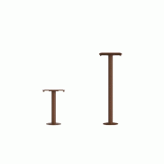 Projecteur LED Extérieur Clos 60cm Corten 16W IP65 IK08 Interrupteur Température de Couleur 3000K/4000K/5000K Style Minimaliste Beneito & Faure - bl
