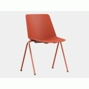 Chaise polyvalente - pieds design métal - coque plastique - monocoque en polypropylène Chaise polyvalente - pieds design métal - coque plastique - monocoque en polypropylène