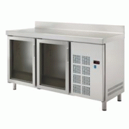 Table froide gn 1/1 2 portes vitrées - 1345x700x850 mm - 220 W 230/1V - 78589509 Eurast - inox 78589509 Table froide gn 1/1 2 portes vitrées - 1345x700x850 mm - 220 W 230/1V - 78589509 Eurast - inox 78589509