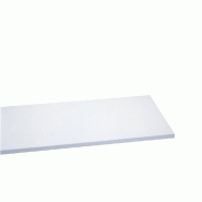 Tablette L90xP30cm - épaisseur 22mm - blanc - pour gondoles double face Vertigo