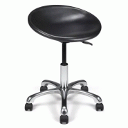 Tabouret technique polyuréthane avec dossier intégré So Cesena - Sans_0