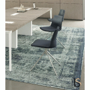 Chaise de réunion CLUE - Offisit - Gris anthracite A600