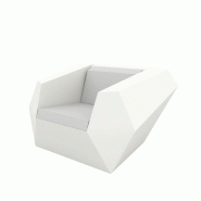 Fauteuil lounge design in & out FAZ - ice