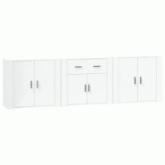 Helloshop26 - Buffet bahut commode armoire meuble de rangement organisateur cuisine salle de séjour salons 3 pcs bois d'ingénierie 02_0037009 - 3000 Helloshop26 - Buffet bahut commode armoire meuble de rangement organisateur cuisine salle de séjour salons 3 pcs bois d'ingénierie 02_0037009 - 3000
