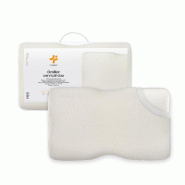 INPHYSIO Oreiller cervical DUO PREMIUM – deux hauteurs, taie coton - beige 3760371010530