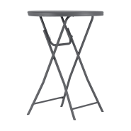 Mange-debout ZANG - Table haute pliante en polyéthylène - 110 cm de hauteur Mange-debout ZANG - Table haute pliante en polyéthylène - 110 cm de hauteur