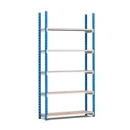 Rayonnage léger polyvalent - Tubulaire ou à tablettes, acier résistant, finition époxy