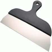 Schneider - Spatule, acier inoxydable 270 mm, manche en plastique noir (PS) - inox 200701