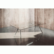 Table de réunion plateau verre Arkitek Table de réunion plateau verre Arkitek