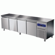 Table réfrigérée inox 4 portes gn 1/1 température -2/+8°c - PBNA0214