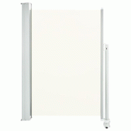VidaXL Auvent latéral rétractable de patio 120 x 300 cm Blanc cassé Modèle Brise Ombre - beige 45188