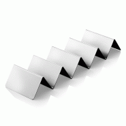 WAS GERMANY - Présentoir à snacks 4 étagères 35 x 10 cm H 5 cm inox - inox 4044925147835