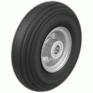 Roue 250x85mm avec pneu en caoutchouc plein, jante en acier pressé, roulement à billes de 25mm 3 Roue 250x85mm avec pneu en caoutchouc plein, jante en acier pressé, roulement à billes de 25mm 3