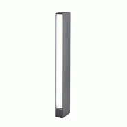 Zafferano Slat Borne Lumineuse À Led Extérieur, Aluminium Moulé Sous Pression Gris Foncé, Diffuseur Polycarbonate, 14W, 3000K, Indice Ip54, Hauteu Zafferano Slat Borne Lumineuse À Led Extérieur, Aluminium Moulé Sous Pression Gris Foncé, Diffuseur Polycarbonate, 14W, 3000K, Indice Ip54, Hauteu
