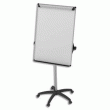 Bi-office chevalet mobile gris noir earth surface mélaminée effaçable à sec, cadre alu l70 x h100/190 cm