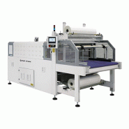 Fardeleuse automatique monobloc BP1402AS - entrée en ligne et barre de soudure