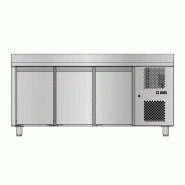 Desserte réfrigérée GN 1/1 positive avec dosseret Prof.700 3 portes 315L SOFRACOLD Sofraca
