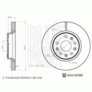 DISQUE DE FREIN BLUE PRINT ADA104380 DISQUE DE FREIN BLUE PRINT ADA104380